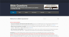 Desktop Screenshot of biblequestions.org